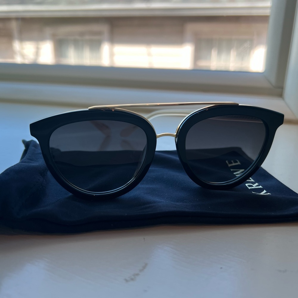 KREWE sunglasses - Clio black + champagne 24k
